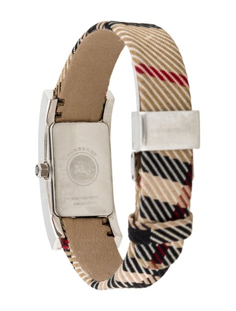 burberry watch with black leather strap 20mm|Burberry watch straps only.